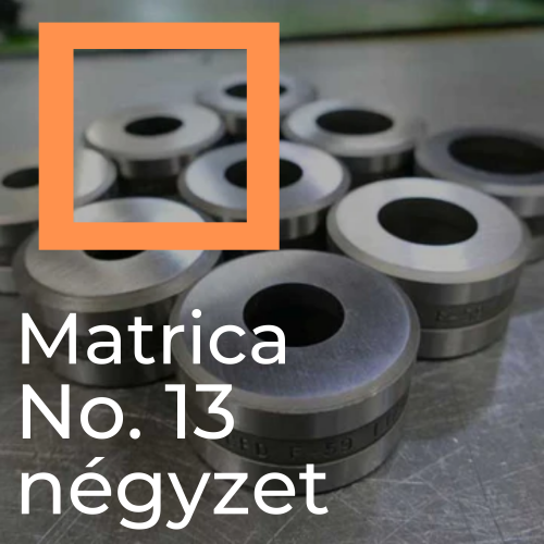 Matrica No. 13 - négyzet